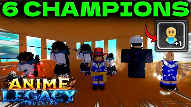 Anime Legacy Simulator how to equip 6 champions Guide